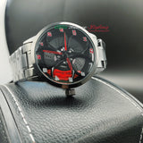Alfa romeo 3d wheel watch red calipers giulia stelvio qv quadrifoglio wristwatch orologio