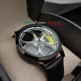alfa romeo giulia stelvio qv 3D wheel leather watch yellow calipers 