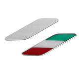 Alfa Romeo Aluminium Italian Flag sticker badge emblem Self adhesive high quality exteior accessories