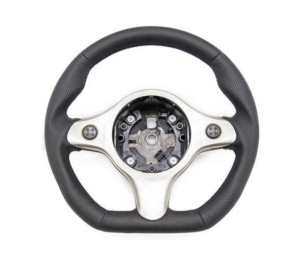 alfa romeo 159 ti brera spider modified perforated leather steering wheel with black stitching