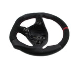 modified leather and alcantara steering wheel with red stitching for Alfa Romeo 156