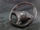 Alfa Romeo 147 FL GT 156 sport steering wheel leather and alcantara with red stitching