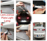 LED License Plate Light Lamp for Alfa Romeo 147 156 159 166 Brera GT Spider with CAN-bus controller no error plug and play 6000k