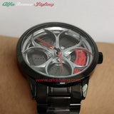 alfa romeo veloce v6 busso volante qv wheels wheel watch classic leather wristwatch orologio red calipers 
