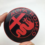 7x Alfa Romeo Logo Sticker/Emblem/Wheel caps