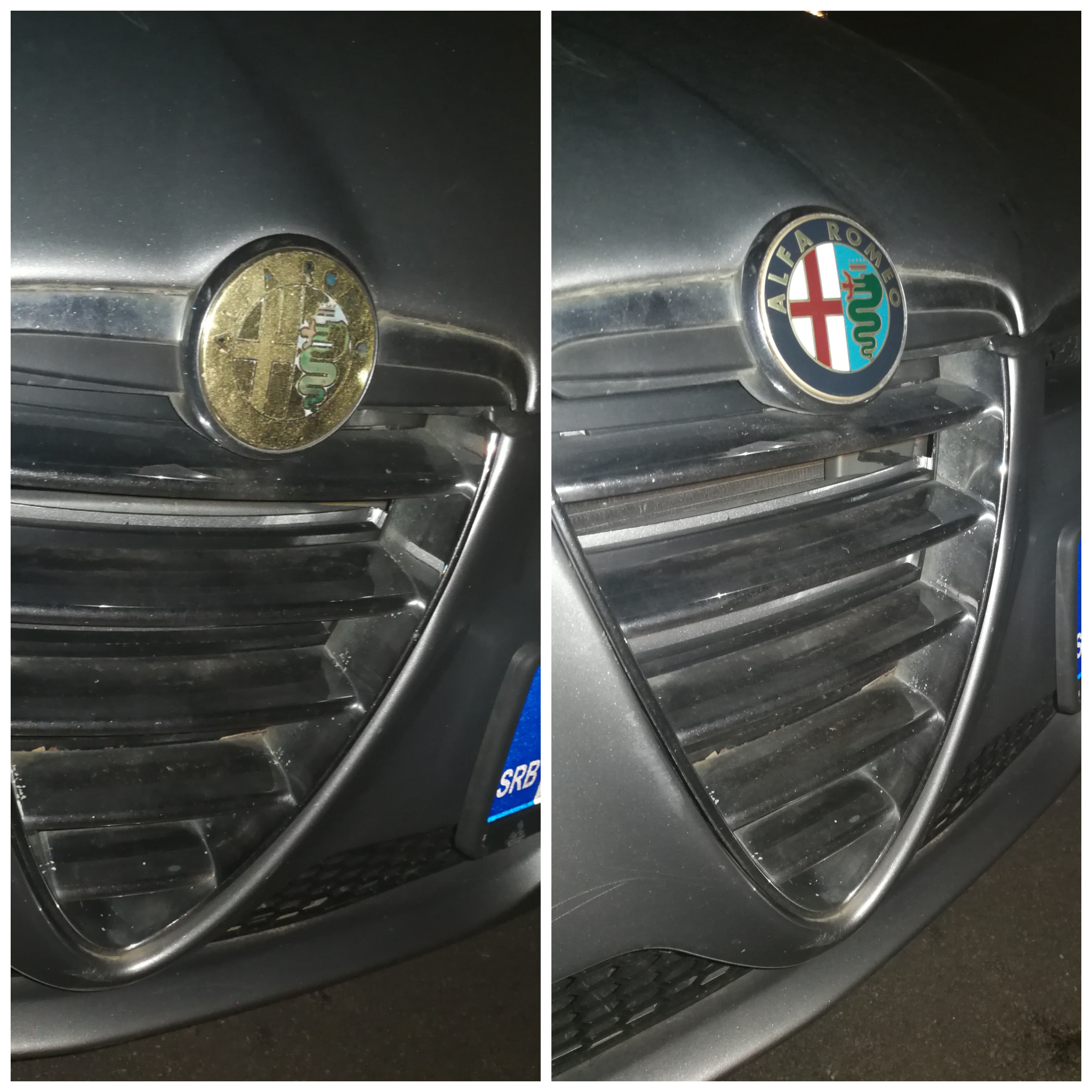 Autocollant pour vitre de voiture compatible avec Alfa Romeo Giulia Stelvio 159 147 156 166 Mito