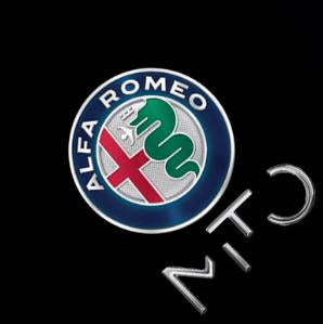 alfa romeo mito logo door light projector laser led plug&play 1 year warranty