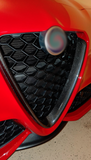 Alfa Romeo giulia carbon fiber V grill scudeto