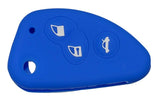 alfa romeo 147 156 166 GT Silicone Key Cover 3 Buttons blue
