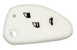 alfa romeo 147 156 166 GT Silicone Key Cover 3 Buttons white