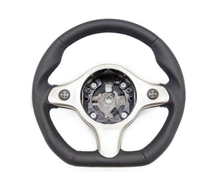 alfa romeo 159 ti brera spider modified perforated leather steering wheel with black stitching