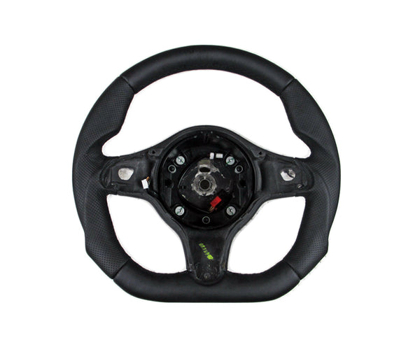 alfa romeo 159 ti brera spider leather steering wheel with black stitching