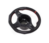 Modified Steering wheel for alfa romeo 159 Brera Spider alcantara leather red stitching