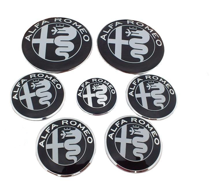 7x Alfa Romeo Logo Sticker/Emblem/Wheel caps – Alfa Styling