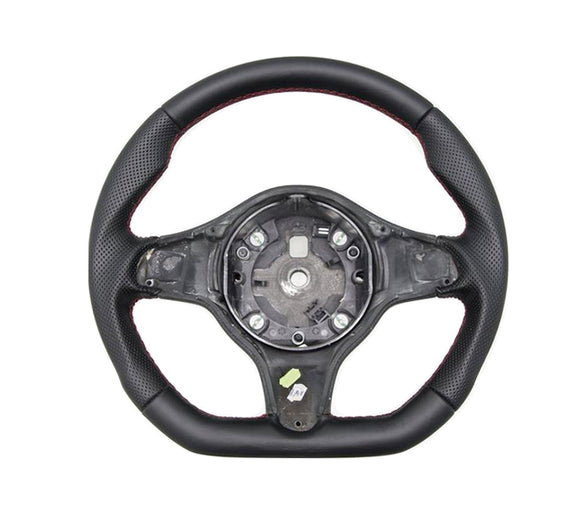 alfa romeo 159 brera spider ti modified leather steering wheel racing f1 black stitching