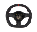 alfa romeo 159 ti brera spider alcantara modified steering wheel with red stitching