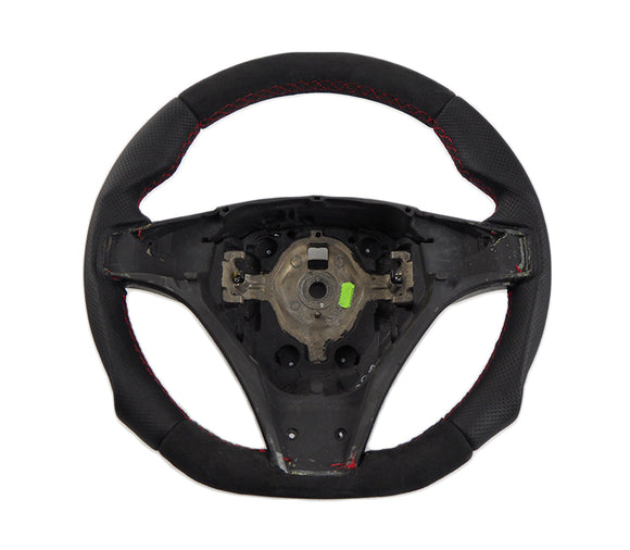alfa romeo giulietta mito qv quadrifoglio leather modified steering wheel red stitching
