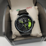 alfa romeo junior kimi raikkonen qv quadrifoglio verde f1 wheel watch orologio wristwatch