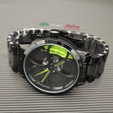 alfa romeo veloce v6 busso volante qv wheels wheel watch classic wristwatch orologio green calipers