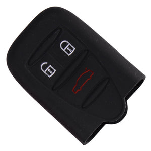 Silicone Rubber Car Key Cover Case For alfa romeo 159 Brera Spider High Quality 3 Buttons 7 Colors
