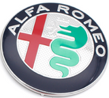 2X ALFA ROMEO 74MM LOGO STICKER/EMBLEM new