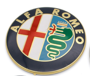 2x Alfa Romeo 74mm Auto Logo Emblem Abzeichen Aufkleber für Mito