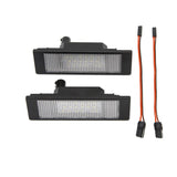 LED License Plate Light Lamp for Alfa Romeo 147 156 159 166 Brera GT Spider with CAN-bus controller no error plug and play 6000k