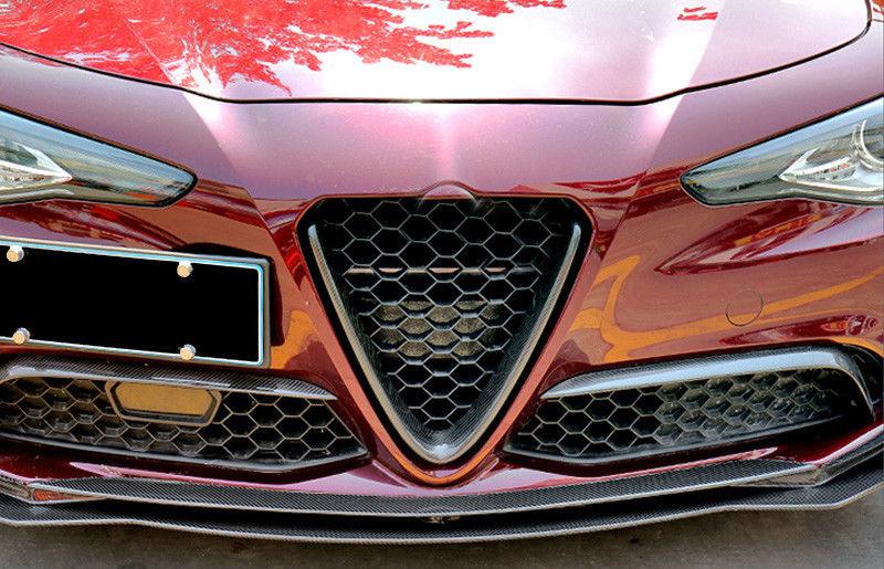 Alfa Romeo Giulia Regular/Forged/Black&Red Carbon Fiber Front Grill Co –  Alfa Styling