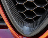 Alfa Romeo Giulia QV Quadrifoglio Verde Carbon Fiber Front Grill Grille Scudetto Cover