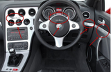 Alfa Romeo Brake Caliper Decal High Temp Resistant 4x80mm
